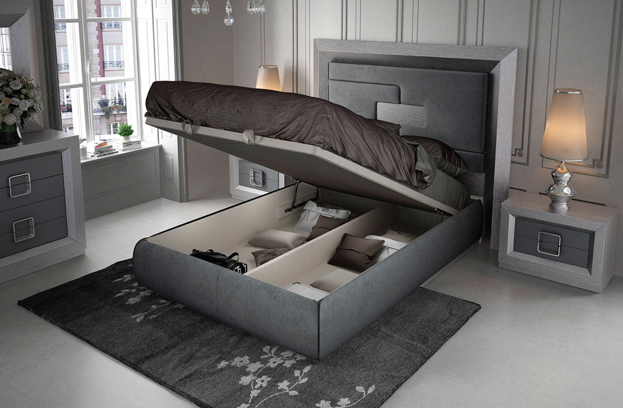 contemporary bedroom storage furniture